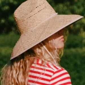 Lack Of Color Vista Wide Brimmed Hat made of Natural Straw